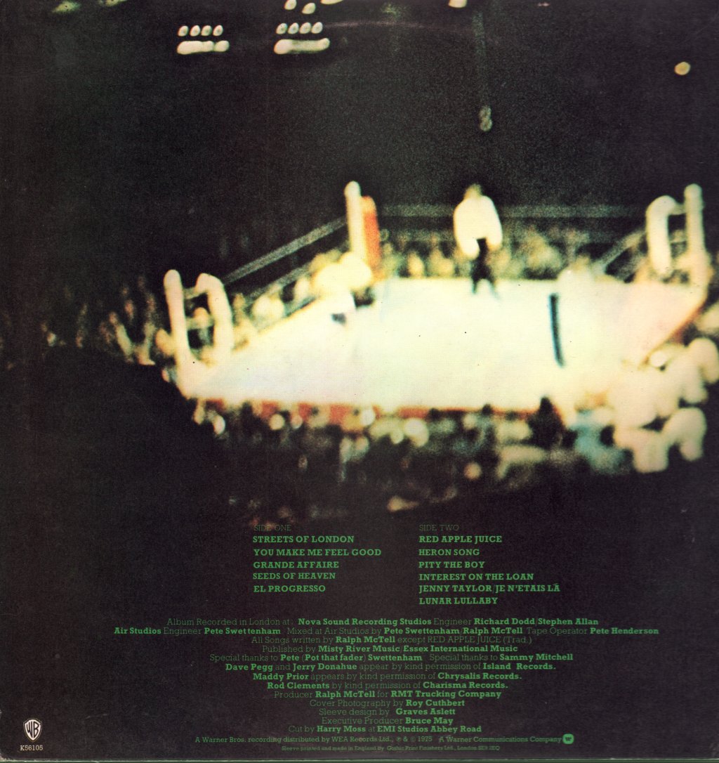 Ralph McTell - Streets - Lp
