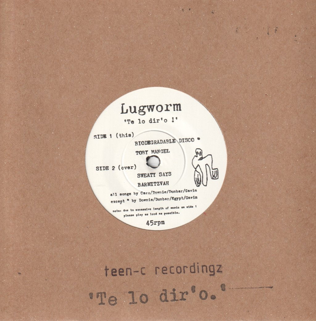 Lugworm - Te Lo Dir'O ! - 7 Inch