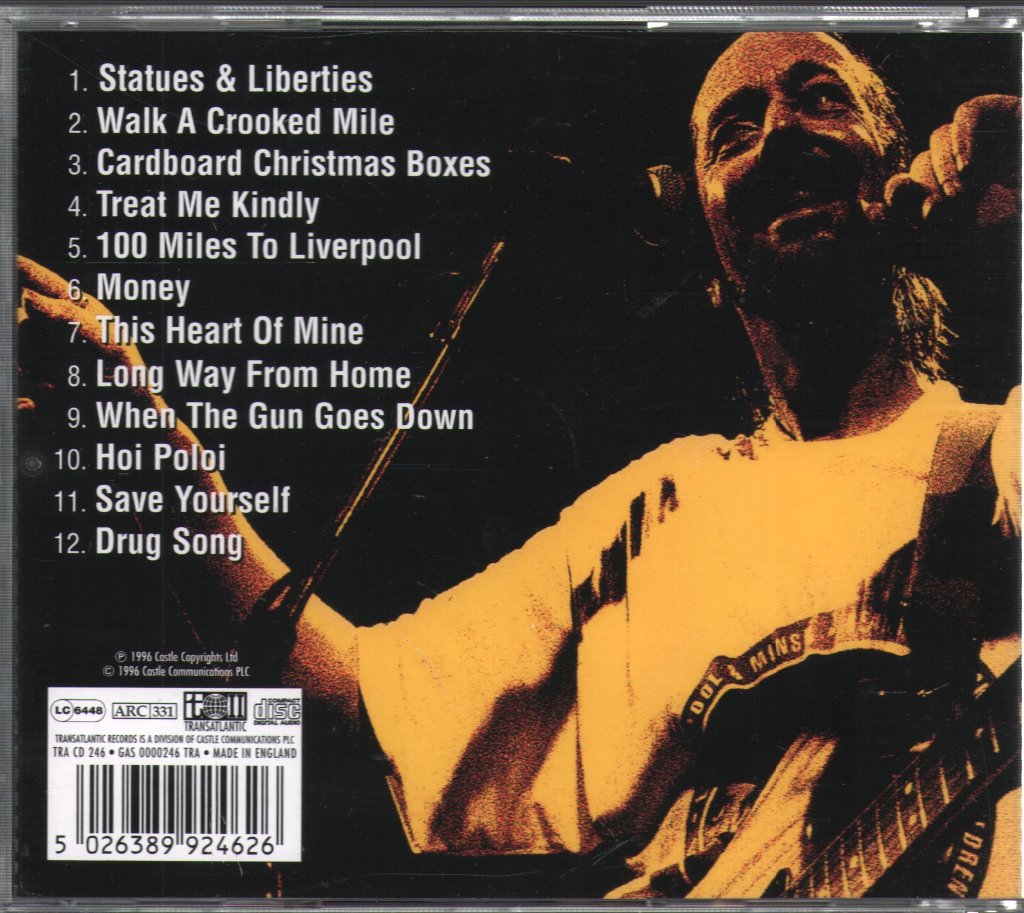 Alan Hull - Statues and Liberties - Cd