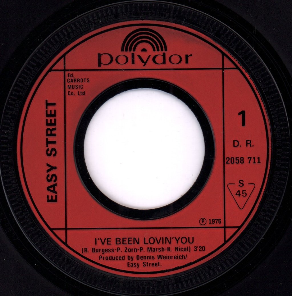 Easy Street (70'S Rock Group) - I've Been Lovin' You - 7 Inch