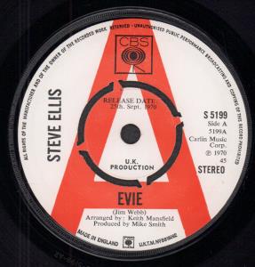 Steve Ellis - Evie - 7 Inch