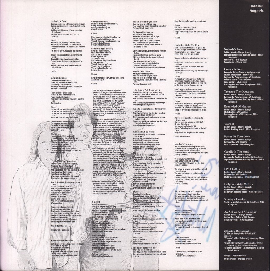 Martyn Joseph - An Aching And A Longing - Lp