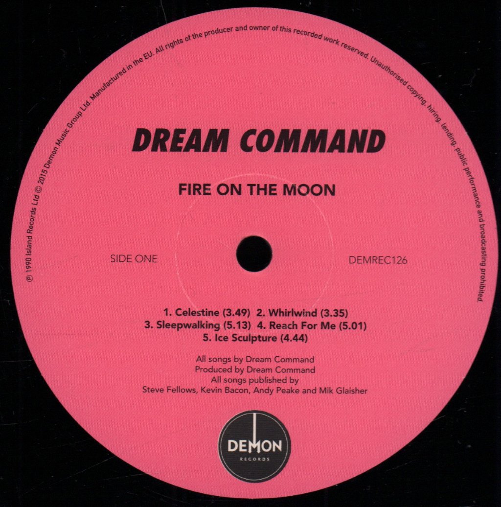 Dream Command - Fire On The Moon - Lp