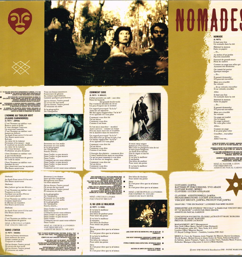 Guesch Patti And Encore - Nomades - Lp