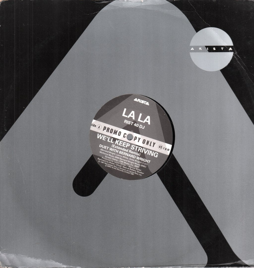 La La - We'll Keep Striving - 12 Inch