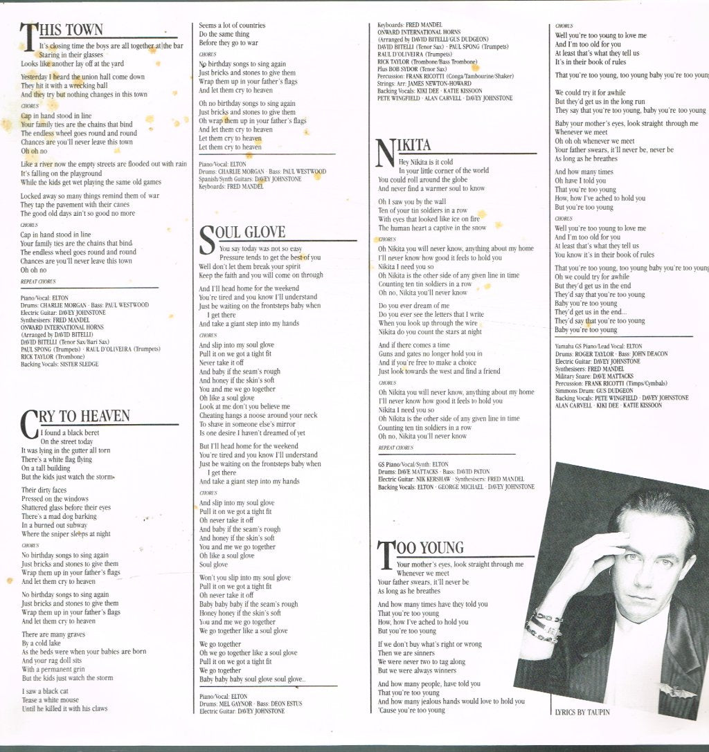 Elton John - Ice On Fire - Lp
