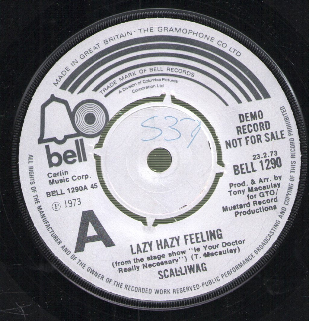 Scalliwag - Lazy Hazy Feeling - 7 Inch