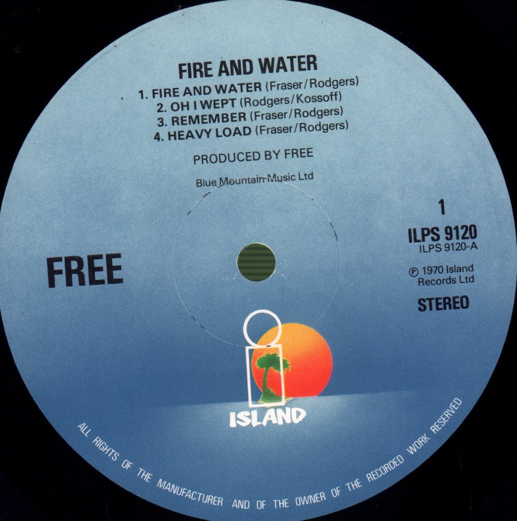 Free - Fire And Water - Lp