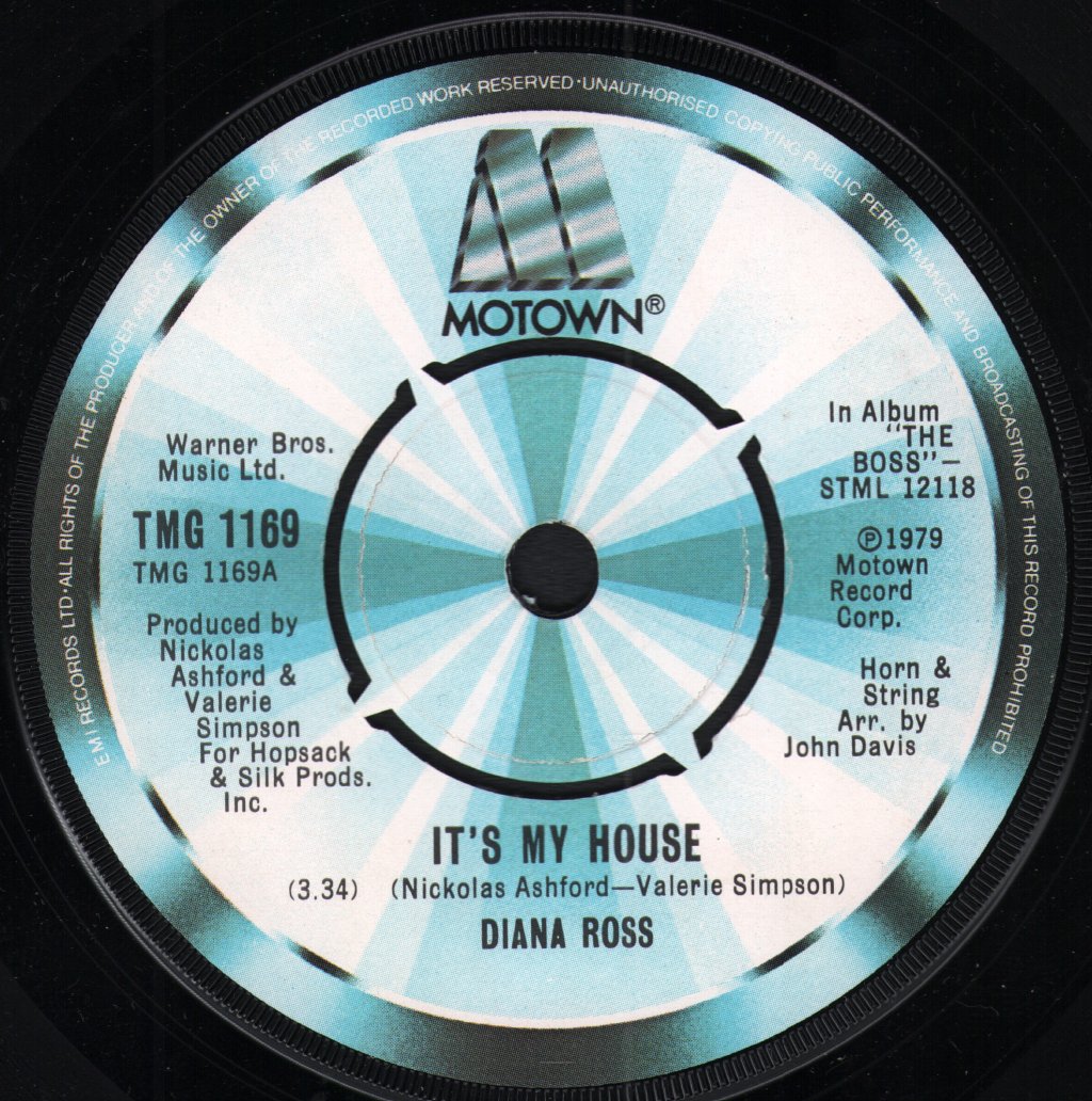 Diana Ross - It's My House - 7 Inch