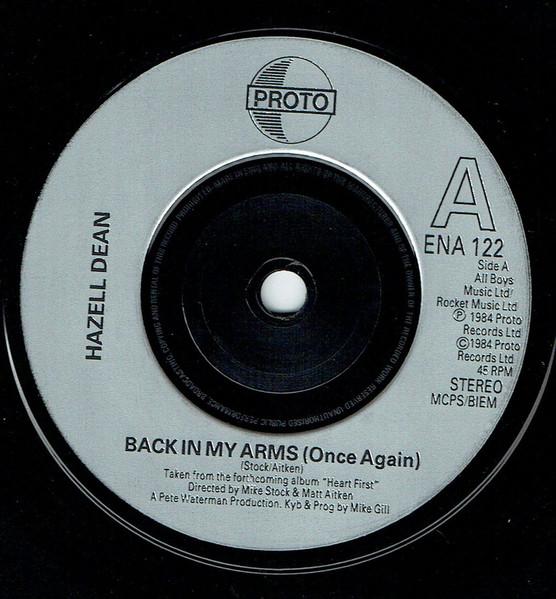 Hazell Dean - Back In My Arms (Once Again) - 7 Inch