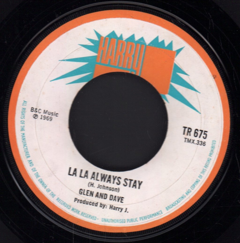 Harry J All Stars / Glen And Dave - Liquidator / La La Always - 7 Inch