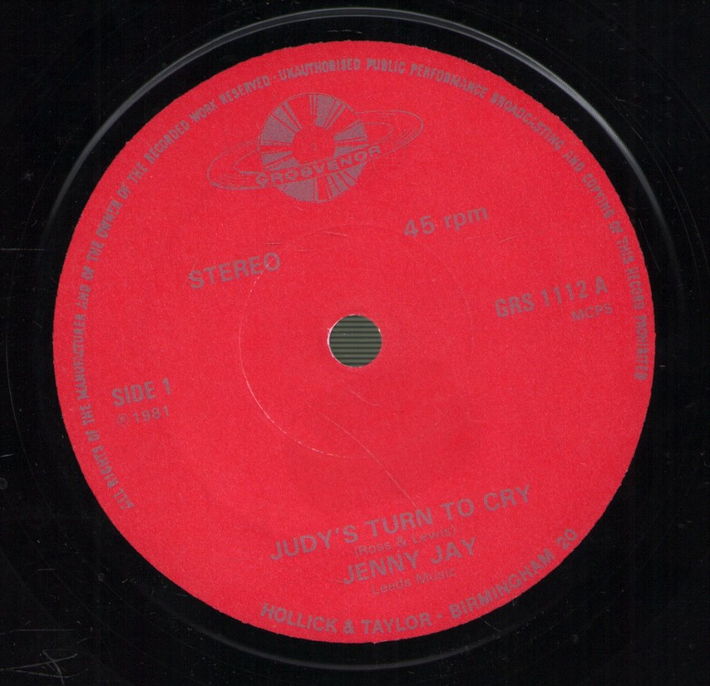 Jenny Jay - Judy's Turn To Cry - 7 Inch