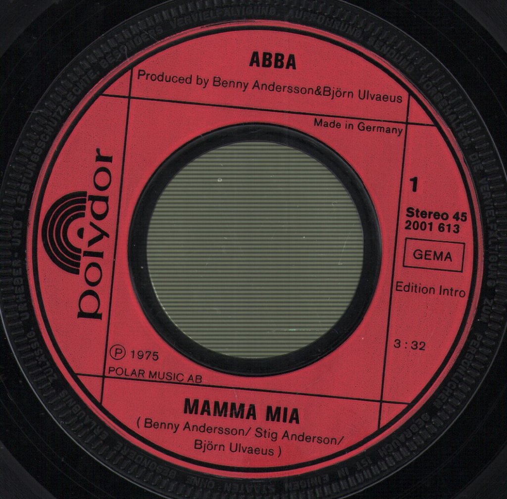 ABBA - Mamma Mia - 7 Inch