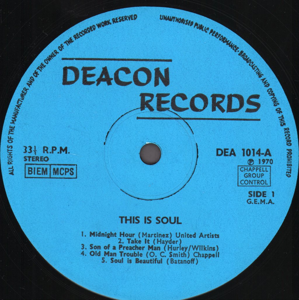 Various Artists - This Is Soul - Lp