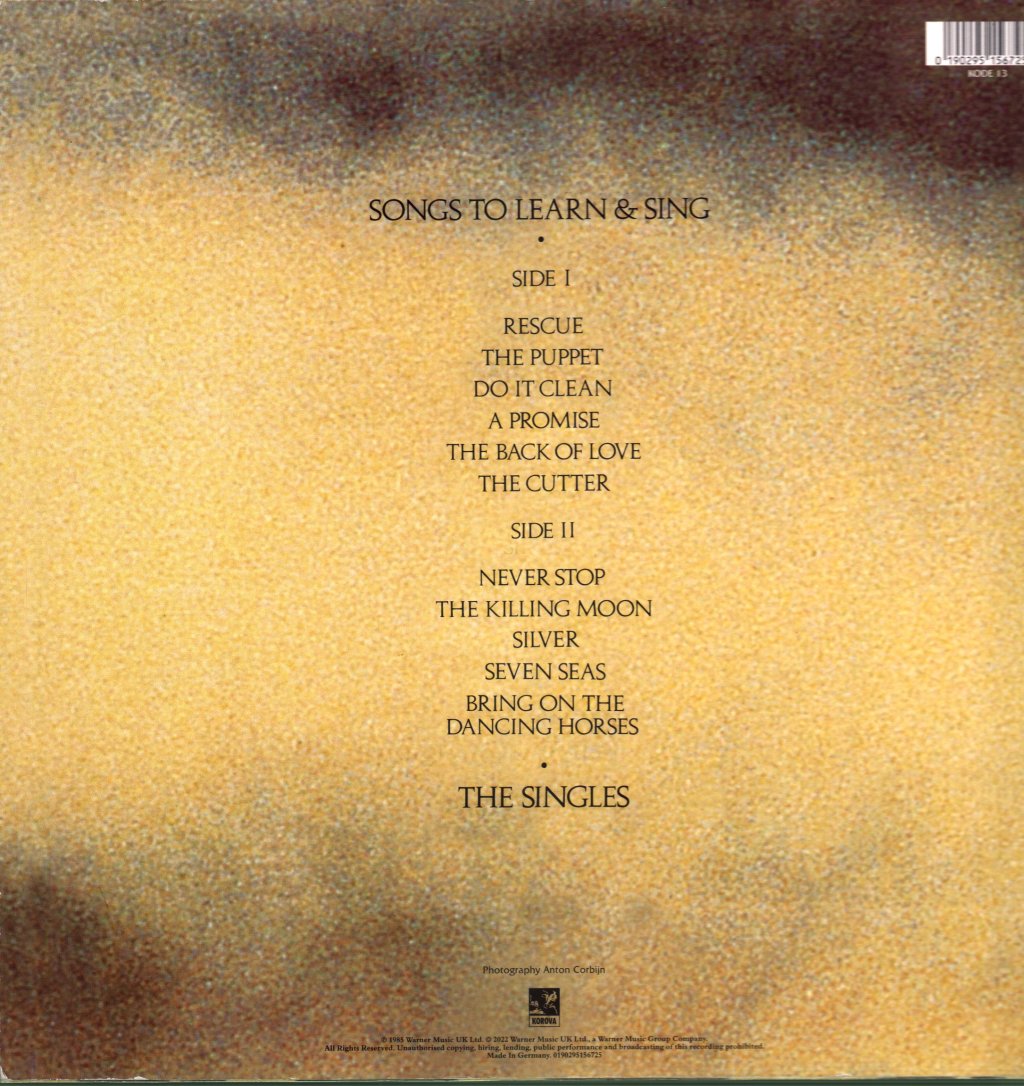 Echo And The Bunnymen - Songs To Learn & Sing (Best Of) - Lp