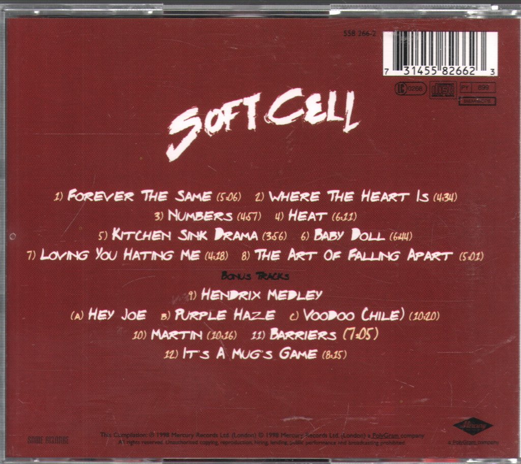 Soft Cell - Art Of Falling Apart - Cd