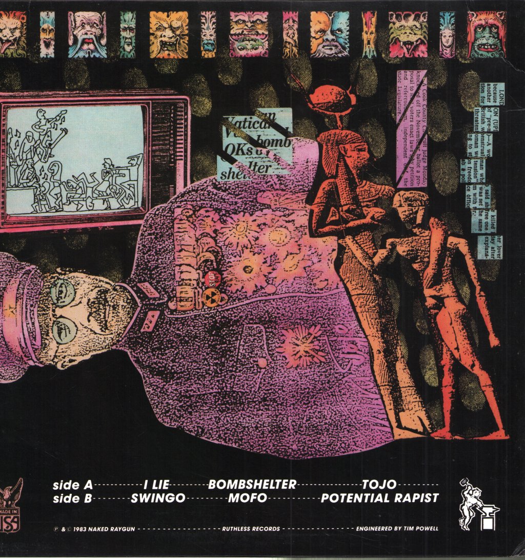 Naked Raygun - Basement Screams - 12 Inch