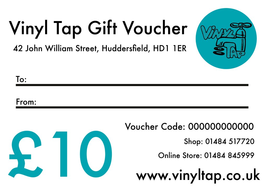 Vinyl Tap - £10 Gift Voucher - Gift Voucher