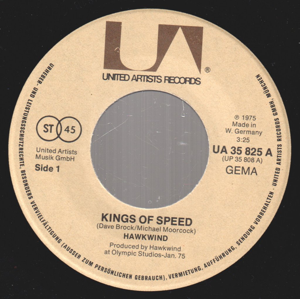 Hawkwind - Kings Of Speed - 7 Inch