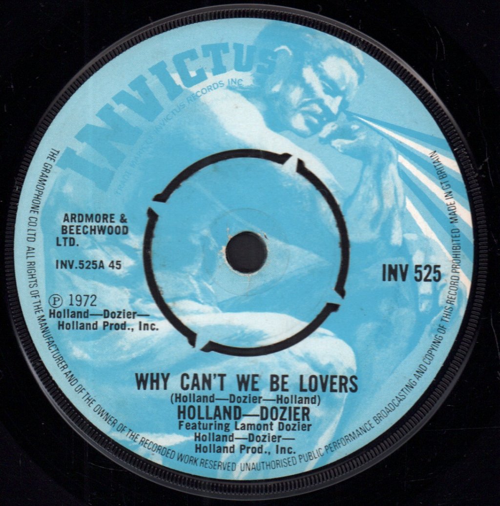 Holland Dozier - Why Can't We Be Lovers - 7 Inch