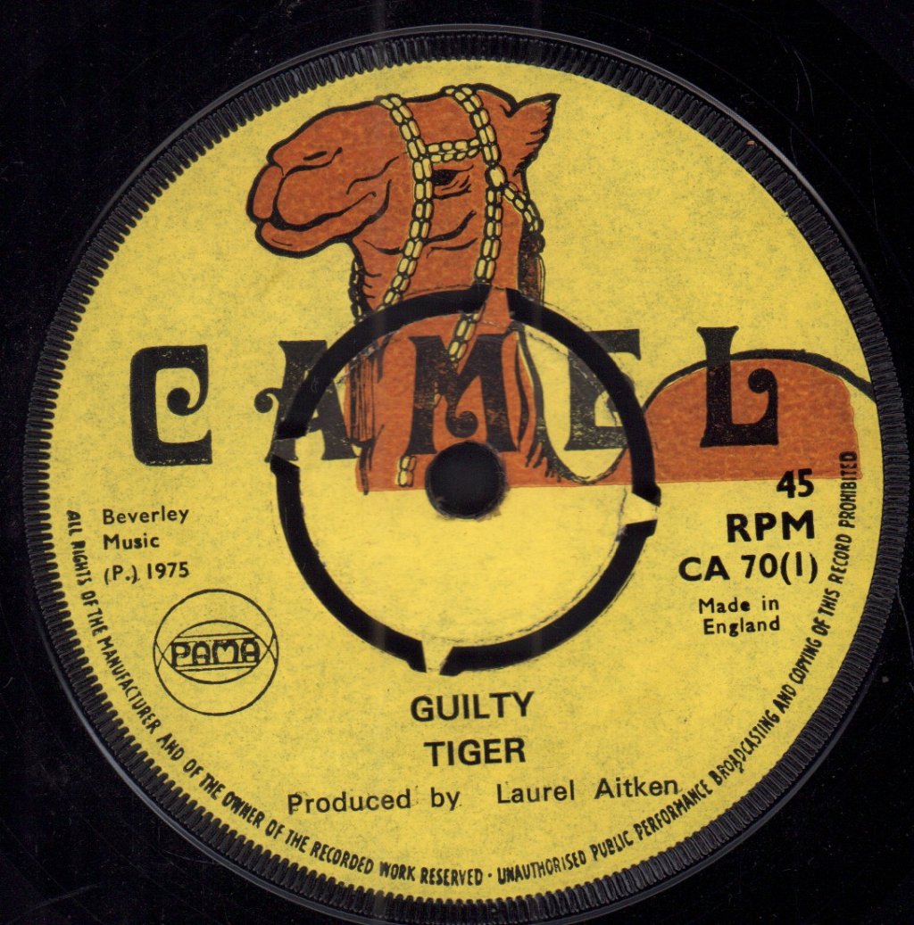 Tiger (Reggae) - Guilty - 7 Inch