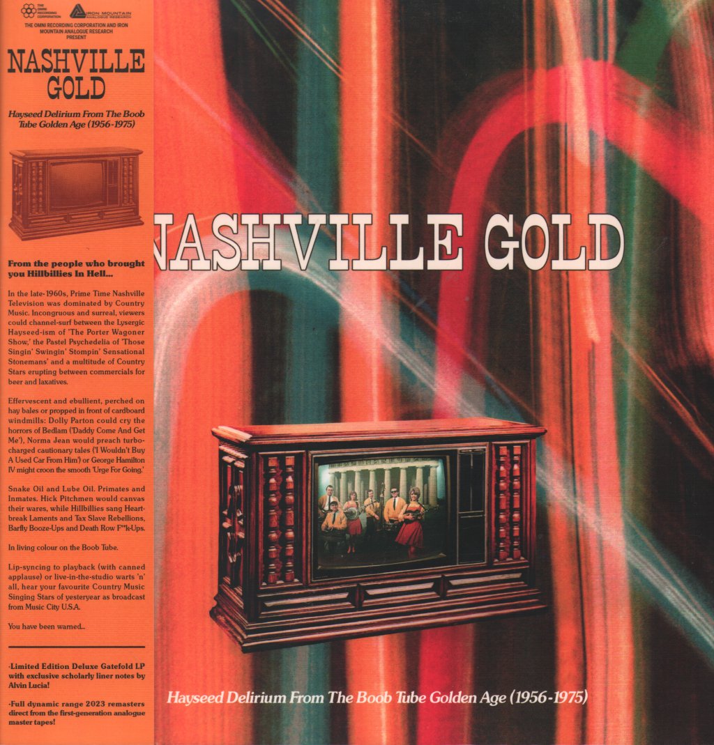 Various Artists - Nashville Gold: Hayseed Delirium From The Boob Tube Golden Age (1956-1975) - Lp