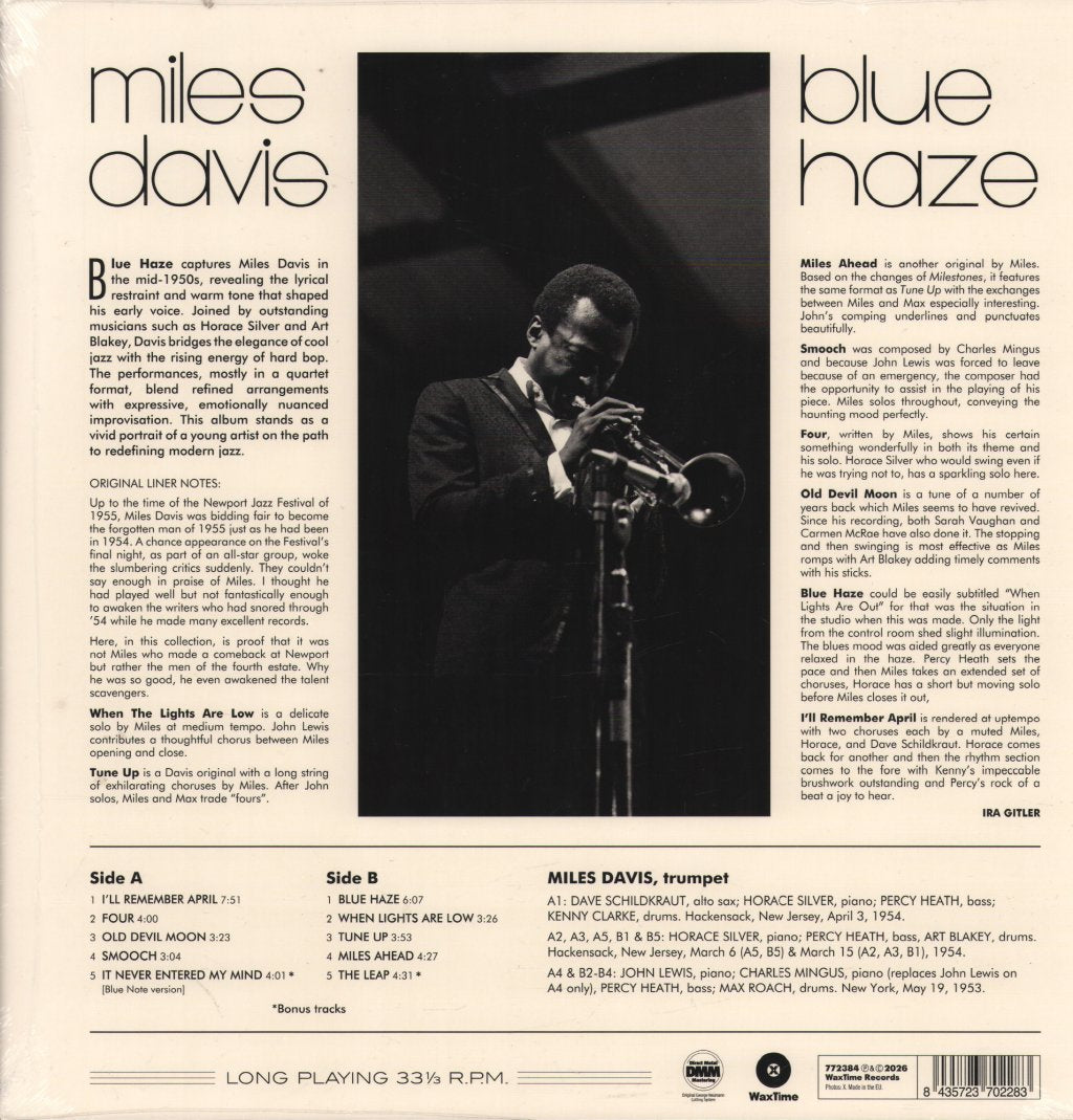 Miles Davis - Blue Haze - Lp