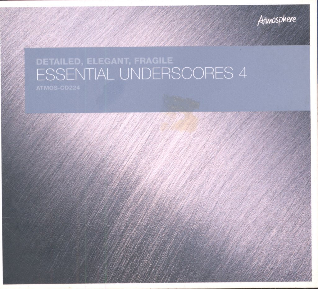 Various Artists - Detailed Elegant Fragile Essential Underscores 4 - Cd