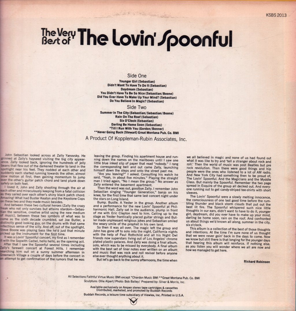 Lovin Spoonful - Very Best Of - Lp