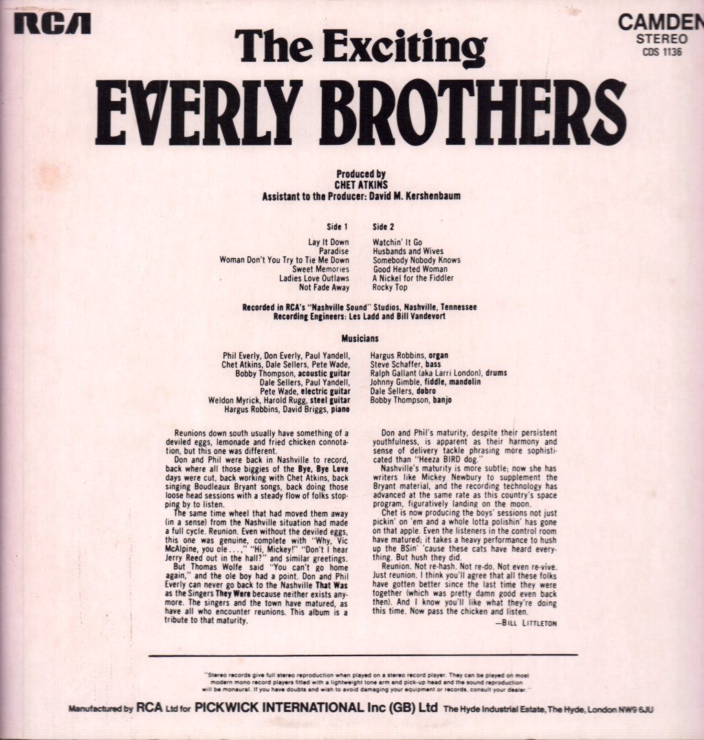 Everly Brothers - Exciting - Lp