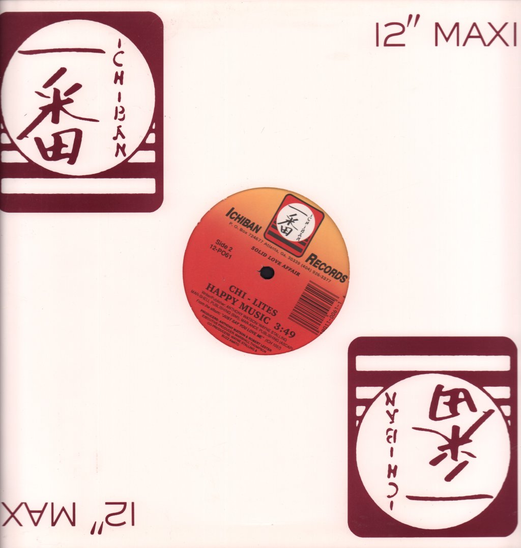 Chi-Lites - Solid Love Affair - 12 Inch