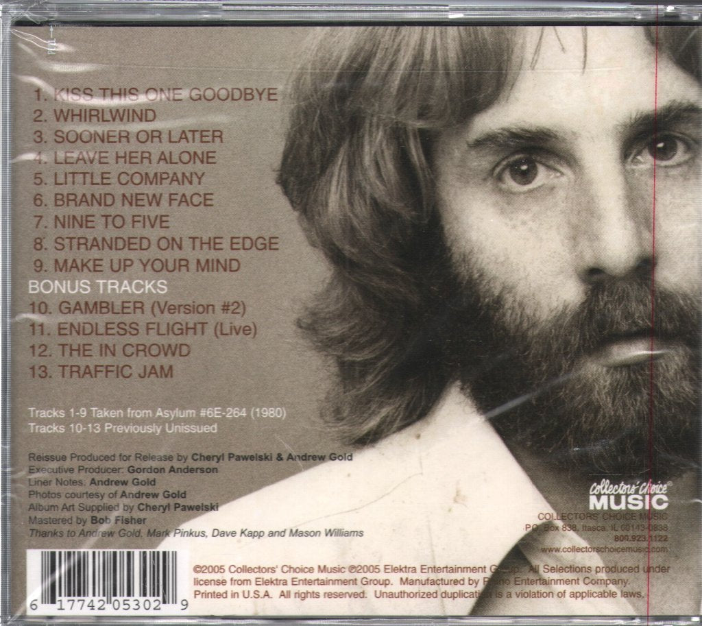 Andrew Gold - Whirlwind - Cd