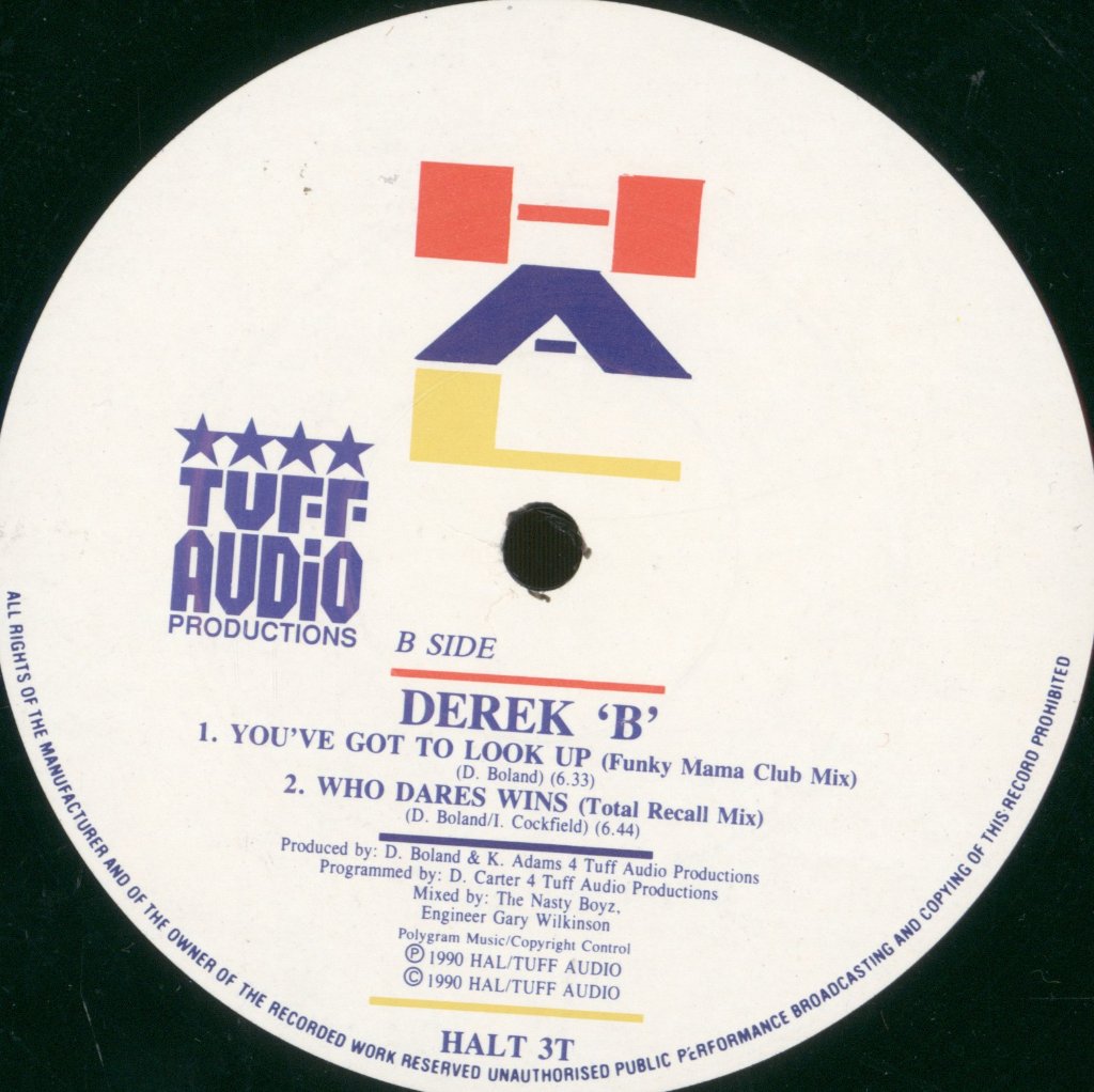 Derek B - You've Got To Look Up - 12 Inch