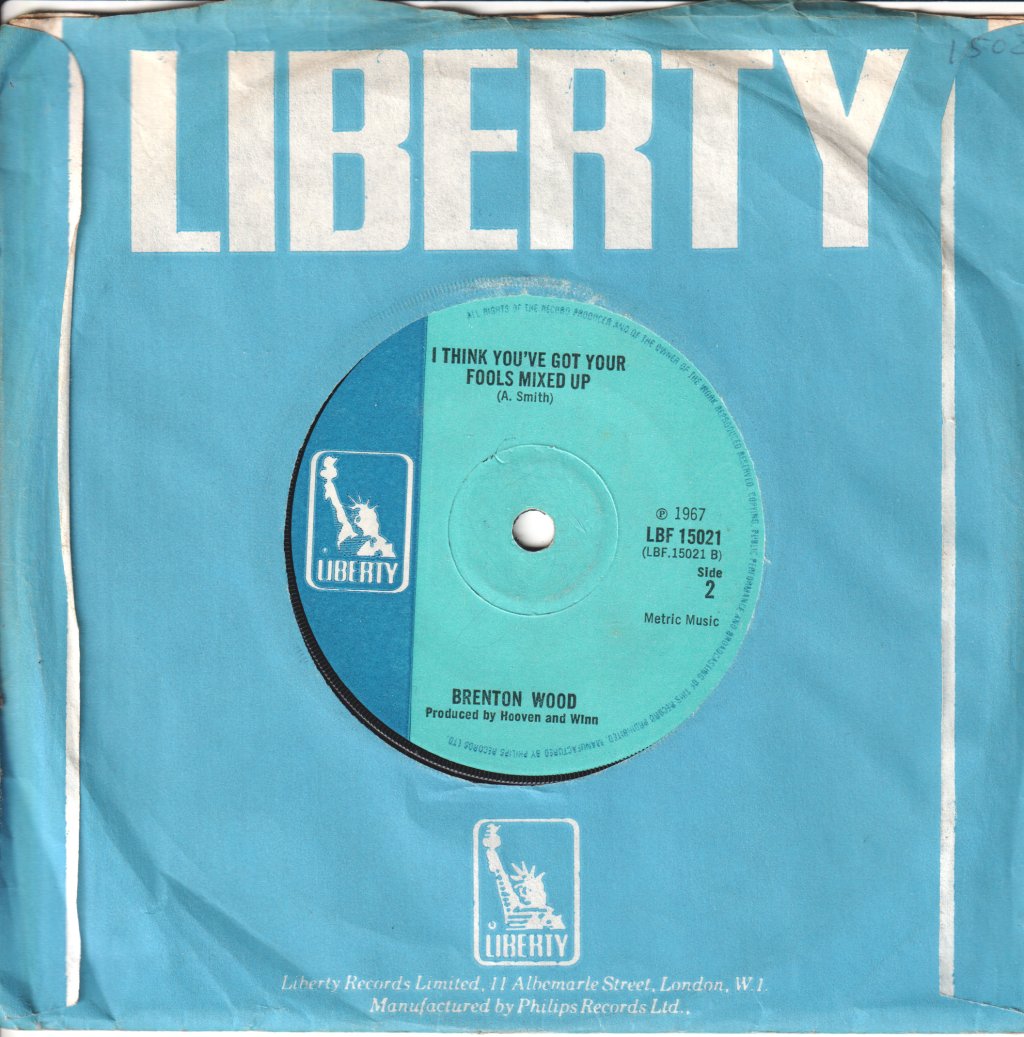 Brenton Wood - Gimme Little Sign - 7 Inch