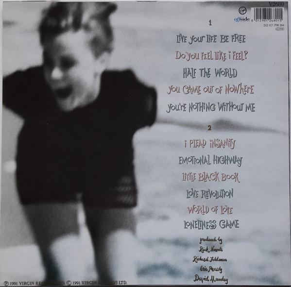 Belinda Carlisle - Live Your Life Be Free - Lp