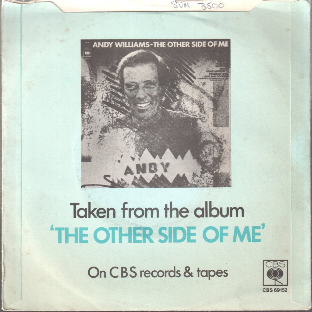 Andy Williams - Other Side Of Me C/W Goin' Through The Motions - 7 Inch