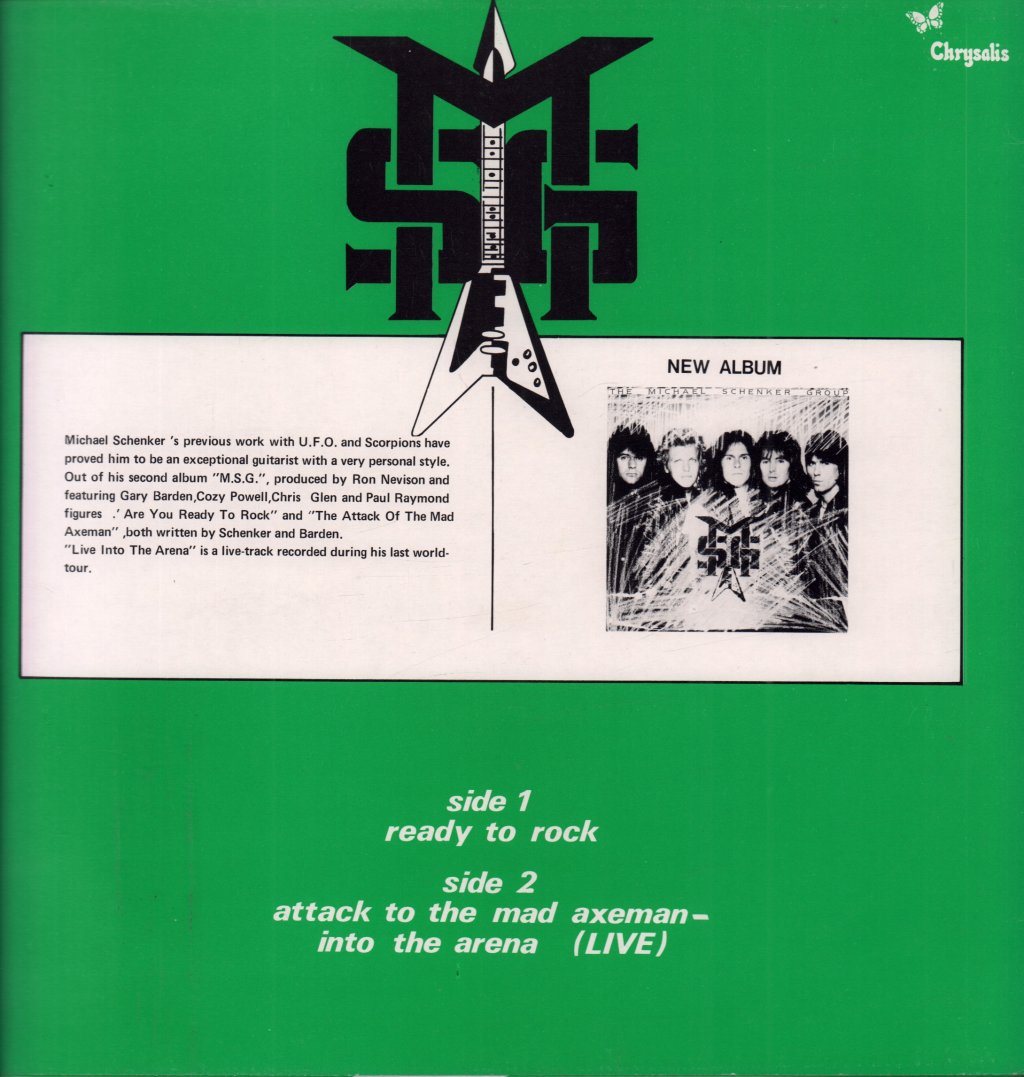 Michael Schenker Group - Ready To Rock - 12 Inch