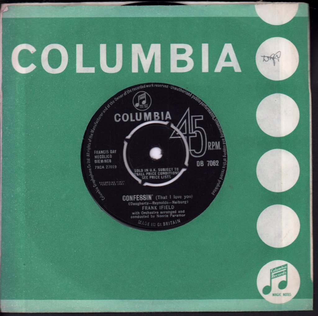 Frank Ifield - Confessin' - 7 Inch