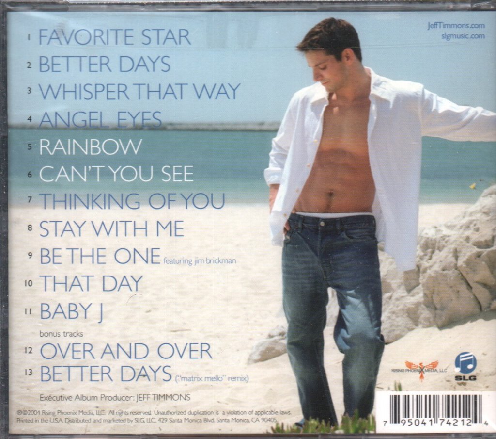 Jeff Timmons - Whisper That Way - Cd