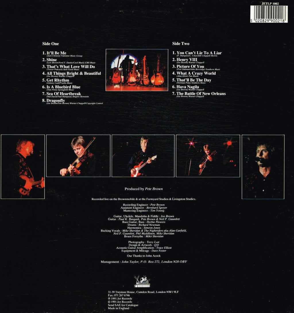 Joe Brown - On Stage - Lp