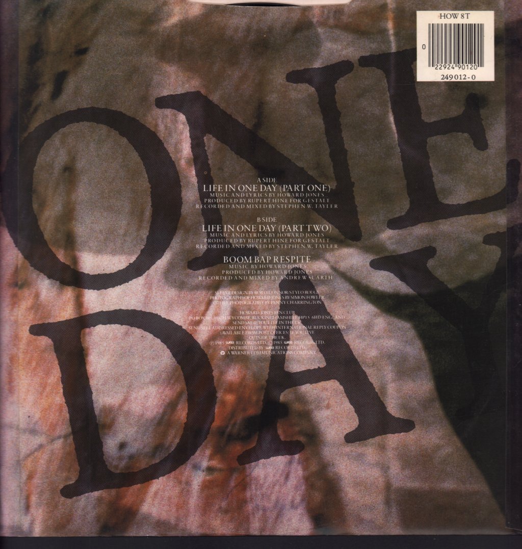Howard Jones - Life In One Day - 12 Inch