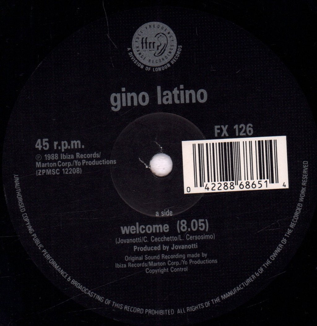 Gino Latino - Welcome - 12 Inch