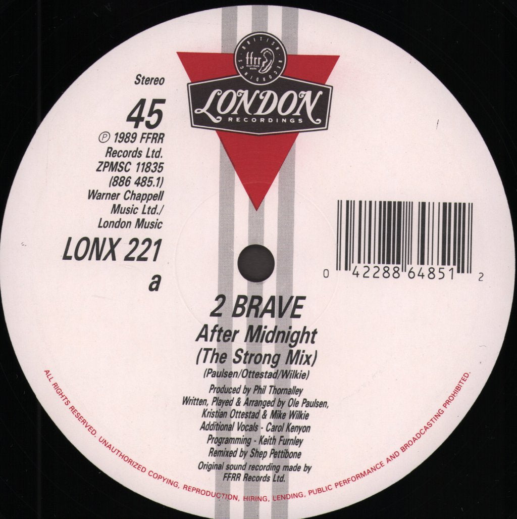 2 Brave - After Midnight - 12 Inch