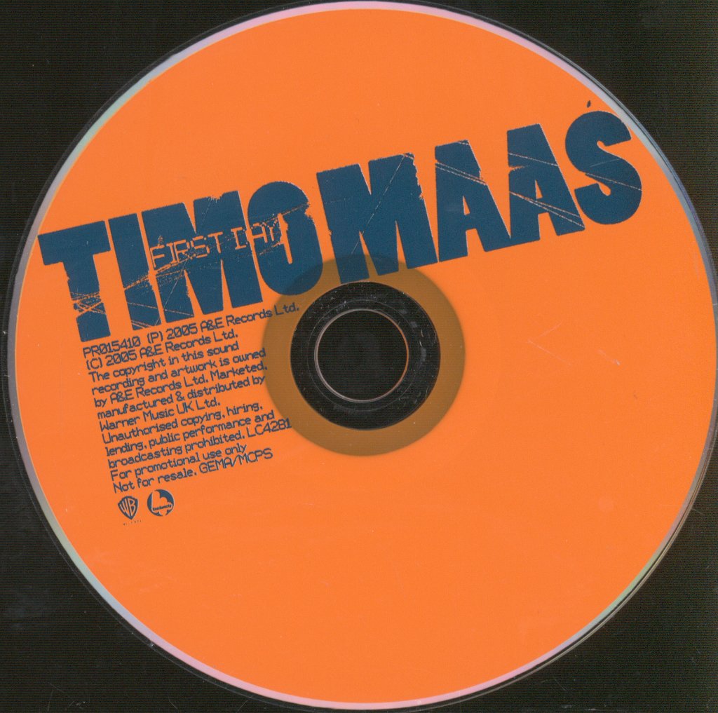 Timo Maas - First Day - Cd