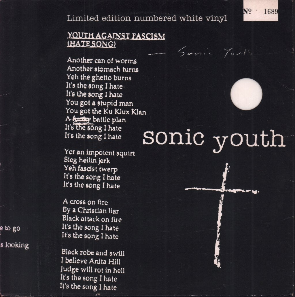 Sonic Youth - Youth Against Fascism - 10 Inch