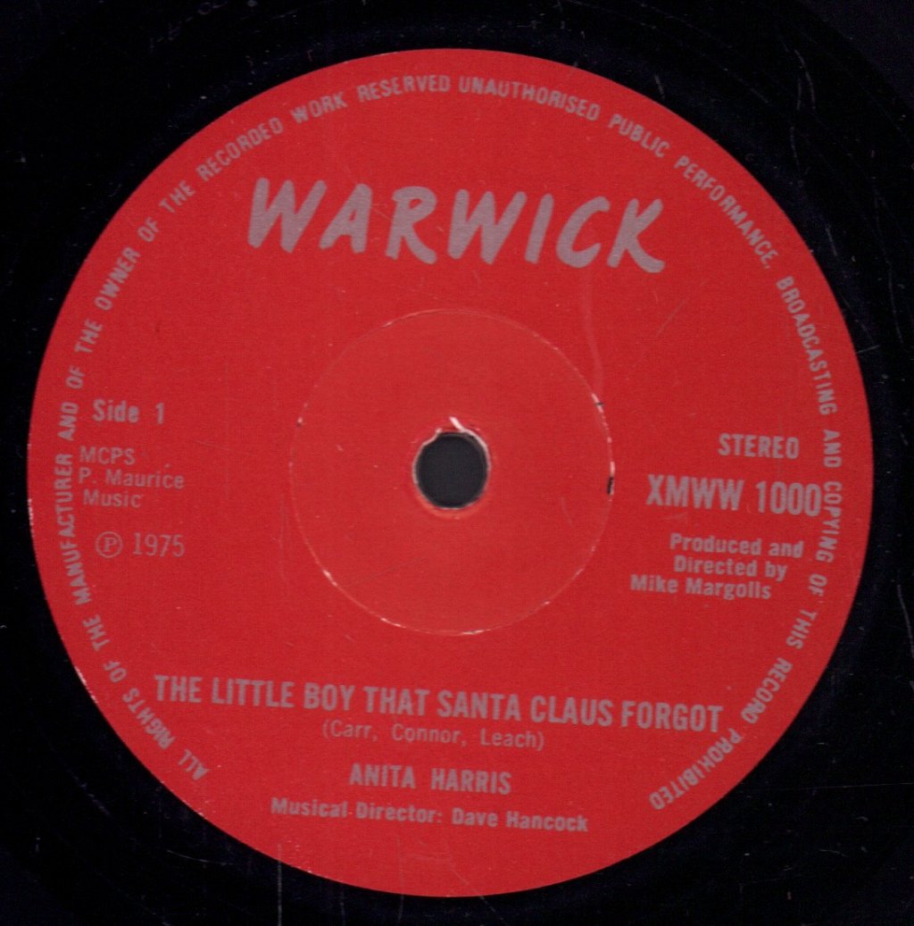 Anita Harris - Little Boy That Santa Claus Forgot - 7 Inch