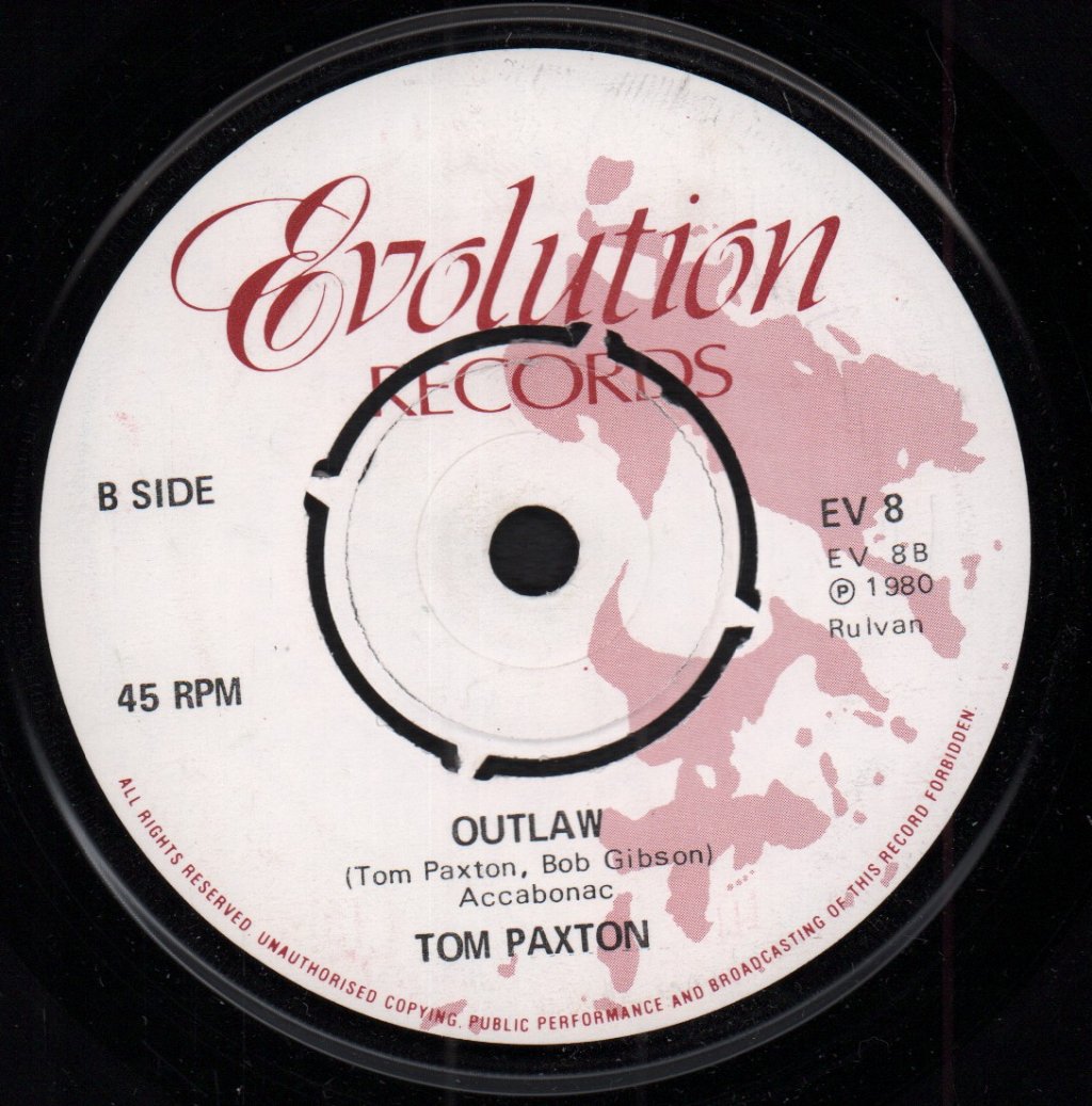 Tom Paxton - Be A Sport Afghanistan - 7 Inch