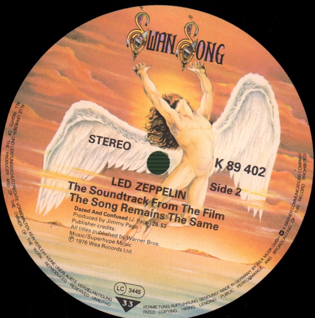 Led Zeppelin - Song Remains The Same - Double Lp