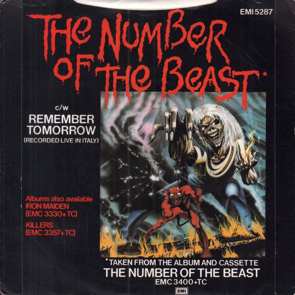 Iron Maiden - Number Of The Beast - 7 Inch