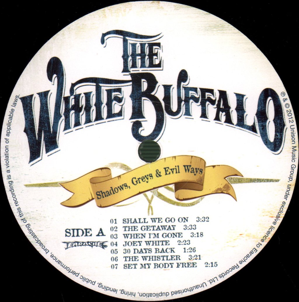 White Buffalo - Shadows, Greys & Evil Ways - Lp